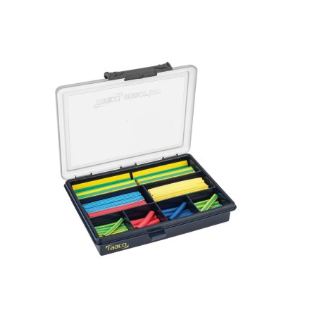 Cimco Schrumpfschlauch-Set COLOUR in stabiler Sortimentsbox 181690