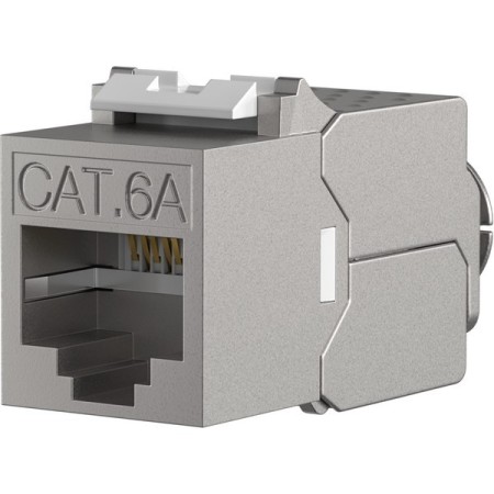 EFB E-200100 RJ45 Keystone Slimline, Cat.6A, χύτευση ψευδαργύρου, 10GE