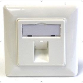 EFB ET-25087V3 Rahmenset 1-Port, für Keystones, DIN49075, RAL9010