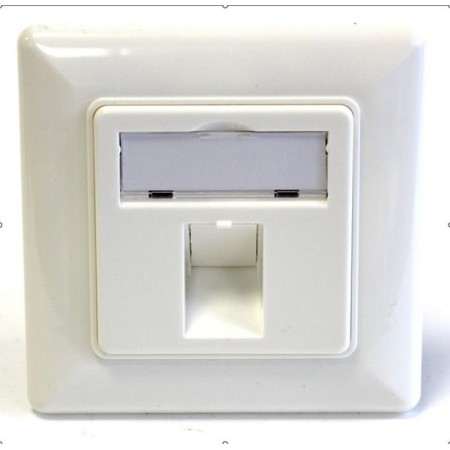 EFB ET-25087V3 Rahmenset 1-Port, für Keystones, DIN49075, RAL9010