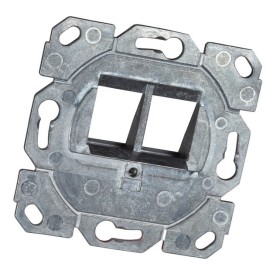 EFB ET-25111K Tragring umlaufend 2-Port, für Keystones, designfähig TAE