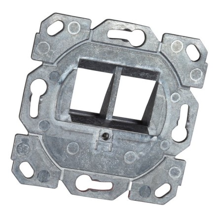 EFB ET-25111K Tragring umlaufend 2-Port, für Keystones, designfähig TAE