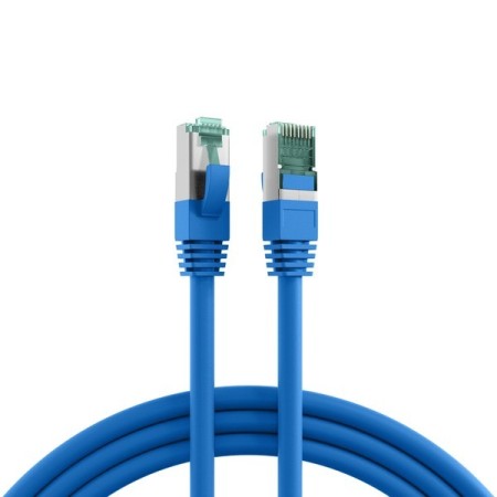 EFB MK6001.1BL RJ45 Patch καλώδιο Cat.6A S/FTP LSZH μπλε 1m