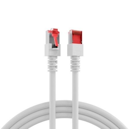 EFB K5518.1 RJ45 Patch καλώδιο Cat.6 S/FTP LSZH λευκό 1m