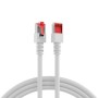 EFB K5518.1 RJ45 Patch καλώδιο Cat.6 S/FTP LSZH λευκό 1m