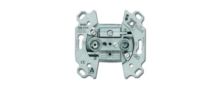 Antenna socket insert , 2 connectors / socket