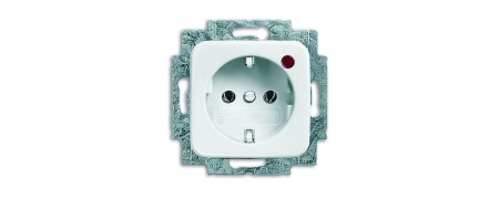 SCHUKO® socket insert, with overvoltage protection