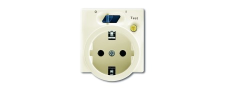 FI-SCHUKOMAT SCHUKO® socket insert, with fault current protection switch