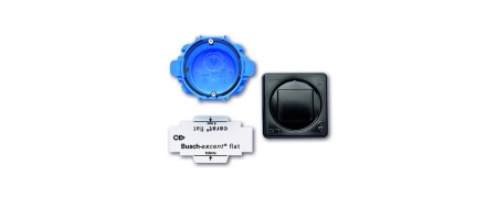 Mounting set Busch-axcent® flat