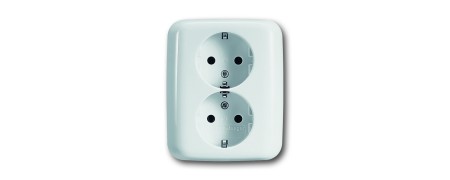 SCHUKO® double socket