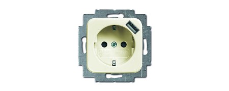 SCHUKO® USB socket, with int. erh