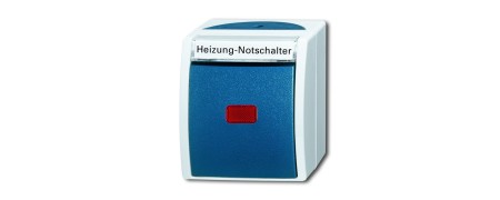 Wippkontrollschalter/Heizung-Notschalter, Aus- und Wechselschaltung