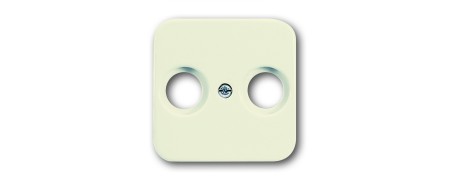 Central disc, as a cover for commercial antenna sockets