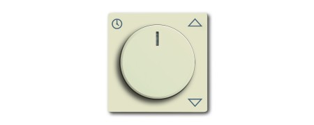 Central disc, with rotary knob