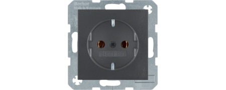 S.1 Antrhazit matt sockets