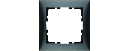 Berker S.1 Rahmen Anthrazit matt